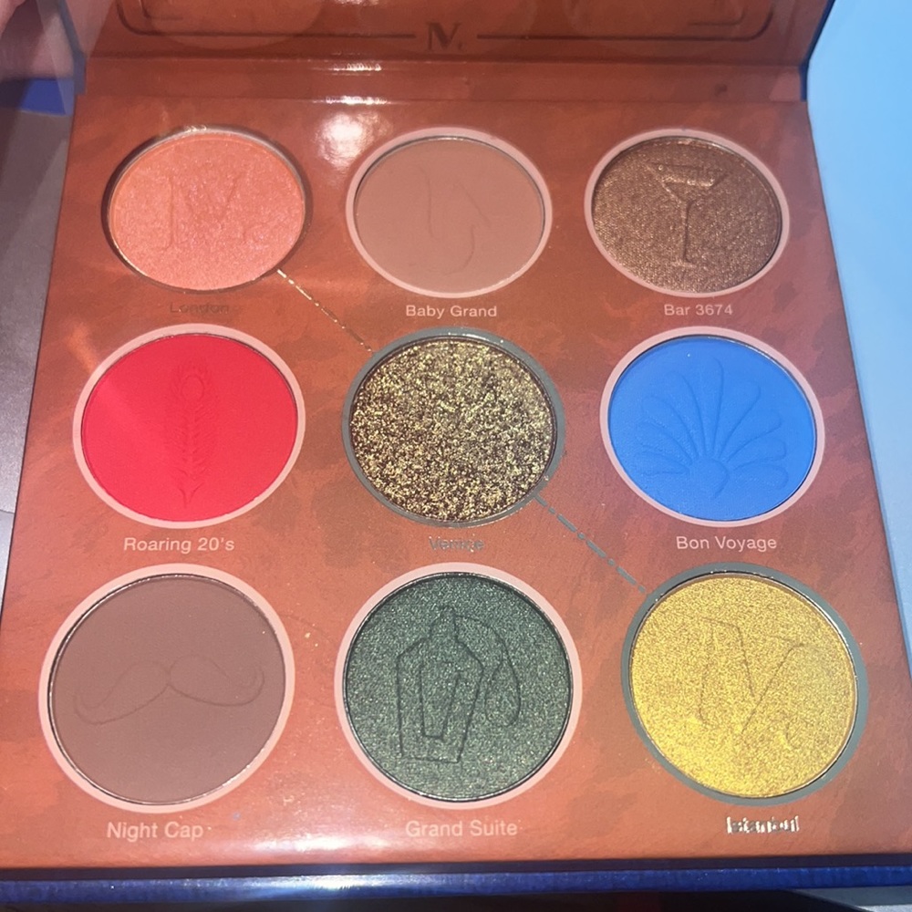 Makeup-Nomad Venice-Simplon Express Palette, eye shadows , New!